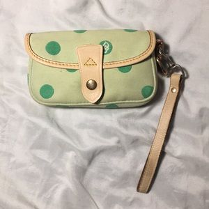 Dooney & Bourke Green Wristlet